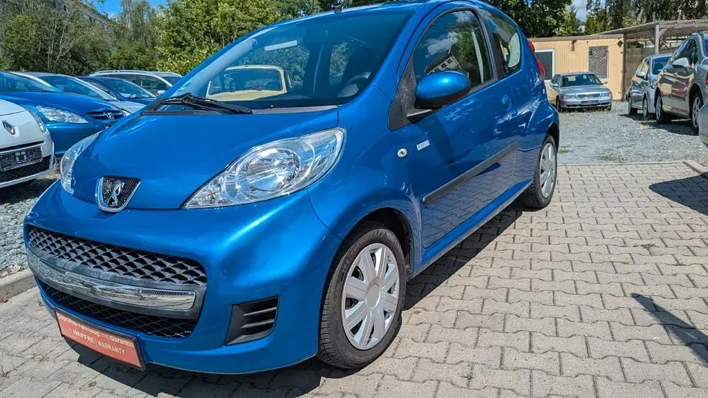 Gebraucht Peugeot 107 Style 68 PS (50 kW) 2011 Blau Kleinwagen
