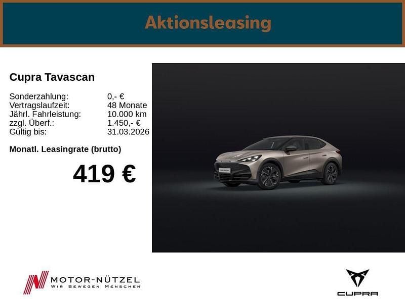 Neu Cupra Tavascan VZ 250 kW (340 PS) 2026 Beige SUV