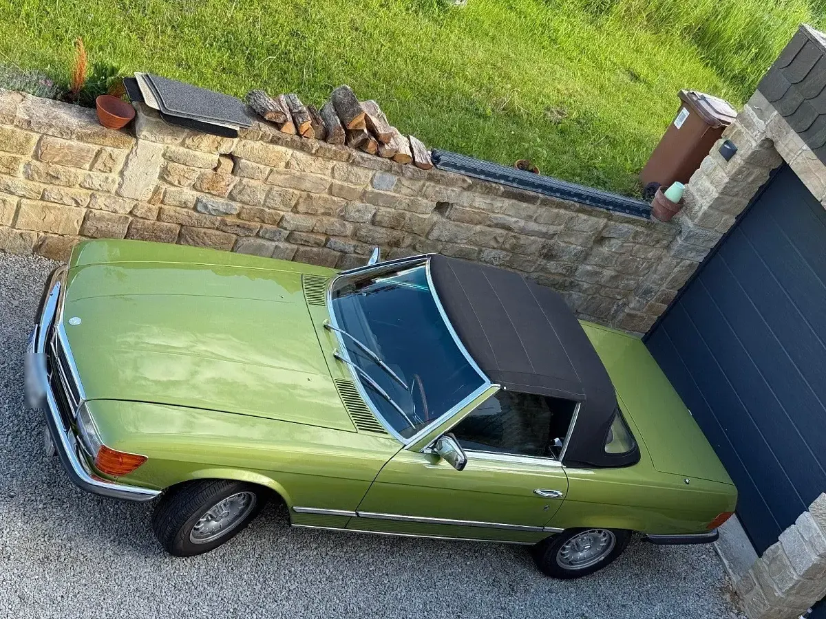 Gebraucht Mercedes SL350 194 PS (142 kW) 1978 Grün Cabrio