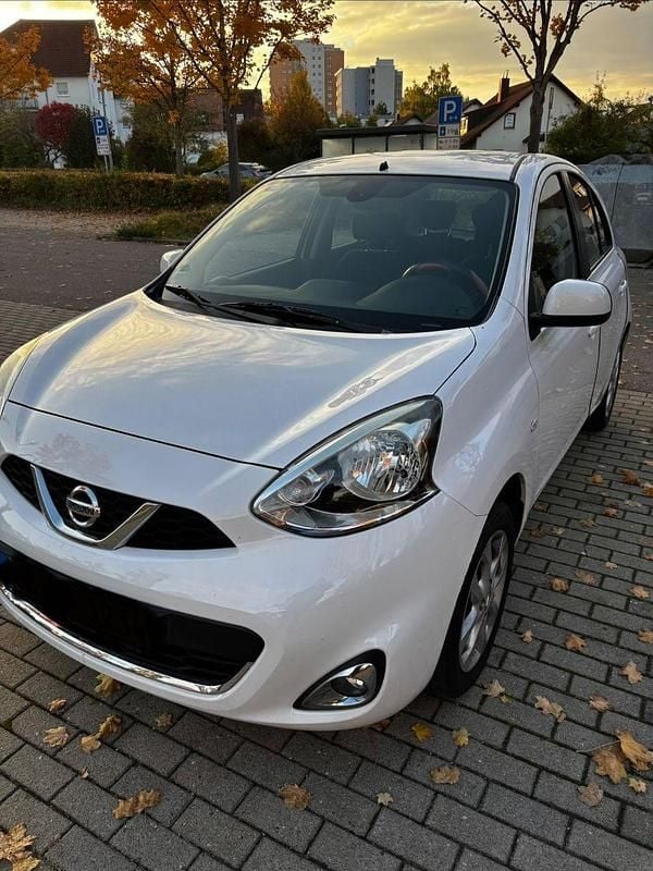 Weiß Gebraucht 2015 Nissan Micra Acenta Kleinwagen | 8.500 € (Fairer Preis) - Bild 1/4