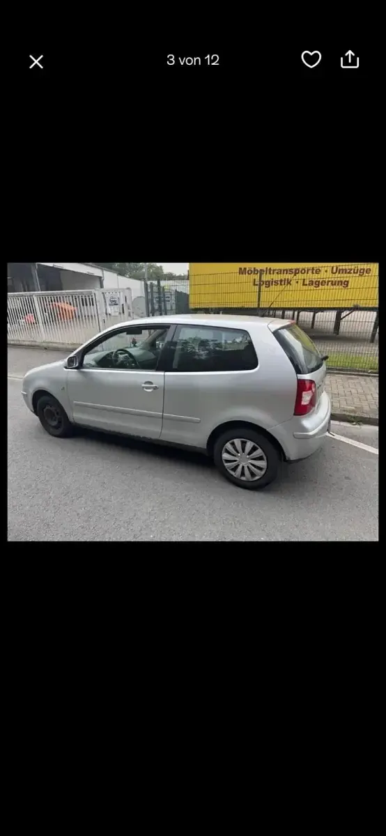 Usata VW Polo 75 CV (55 kW) 2003 Argento Utilitaria