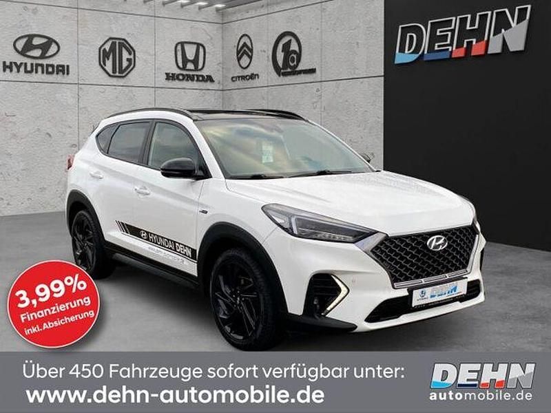Polar white / sol Gebraucht 2019 Hyundai Tucson N Line SUV | 22.950 € (Etwas zu teuer) - Bild 1/4
