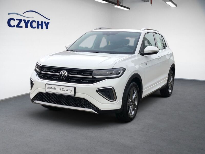 Weiß Gebraucht 2024 VW T-Cross R-line SUV | 29.890 € (Teuer) - Bild 1/4