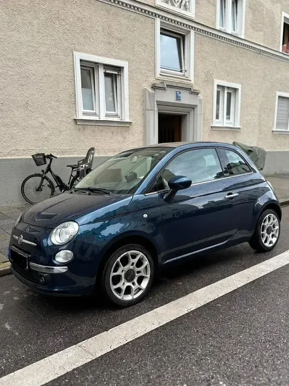 Gebraucht Fiat 500C Lounge 69 PS (50 kW) 2013 Blau Cabrio
