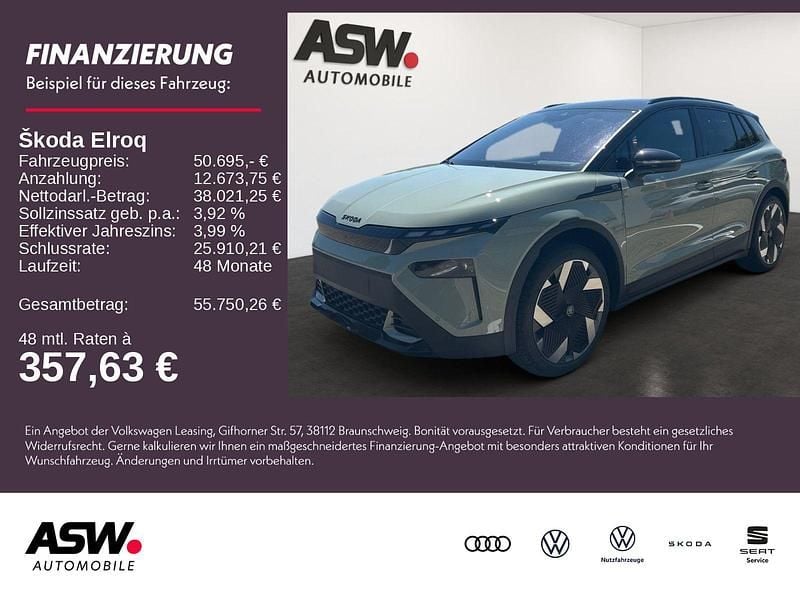 Grün Neu 2025 Skoda Elroq First Edition SUV | 50.695 € (Fairer Preis) - Bild 1/4
