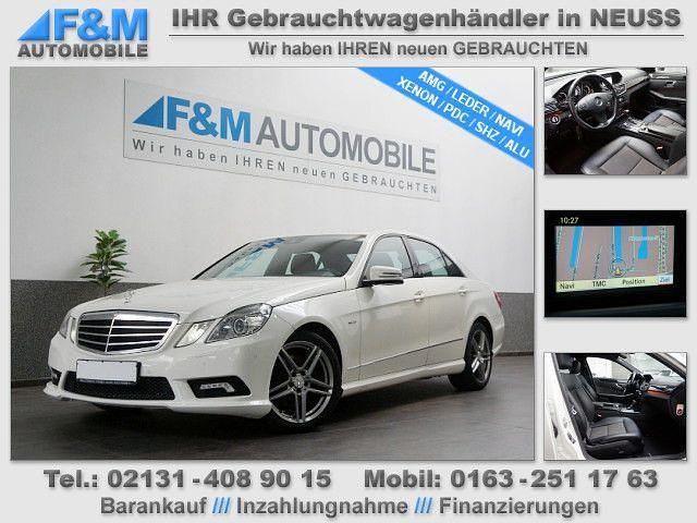 Calcitweiß Gebraucht 2010 Mercedes E220 AMG Limousine | 8.950 € (Fairer Preis) - Bild 1/4