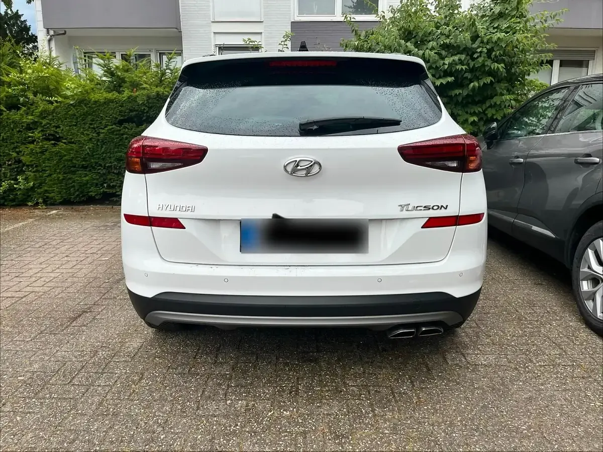 Gebraucht Hyundai Tucson 177 PS (130 kW) 2019 Weiß SUV