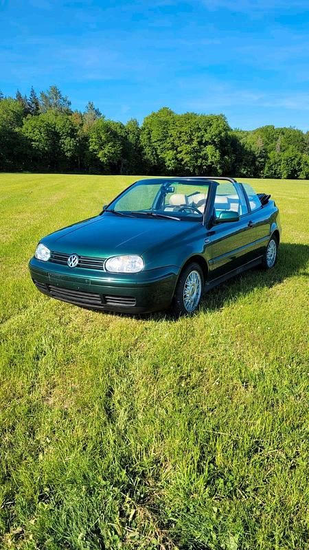 Grün Gebraucht 1998 VW Golf Cabriolet Cabrio | 1.600 € (Guter Preis) - Bild 1/4