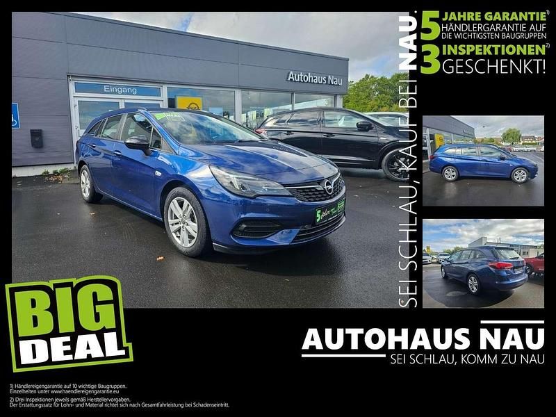 Nautic blau Gebraucht 2021 Opel Astra Edition Kombi | 14.990 € (Etwas zu teuer) - Bild 1/4