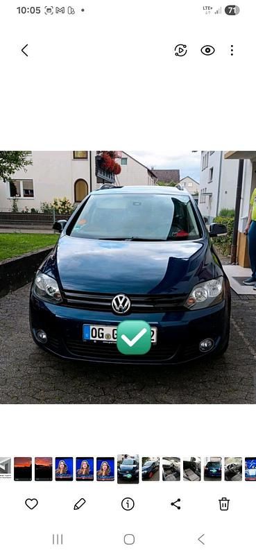 Blau Gebraucht 2012 VW Golf VII Limousine | 4.500 € (Teuer) - Bild 1/4