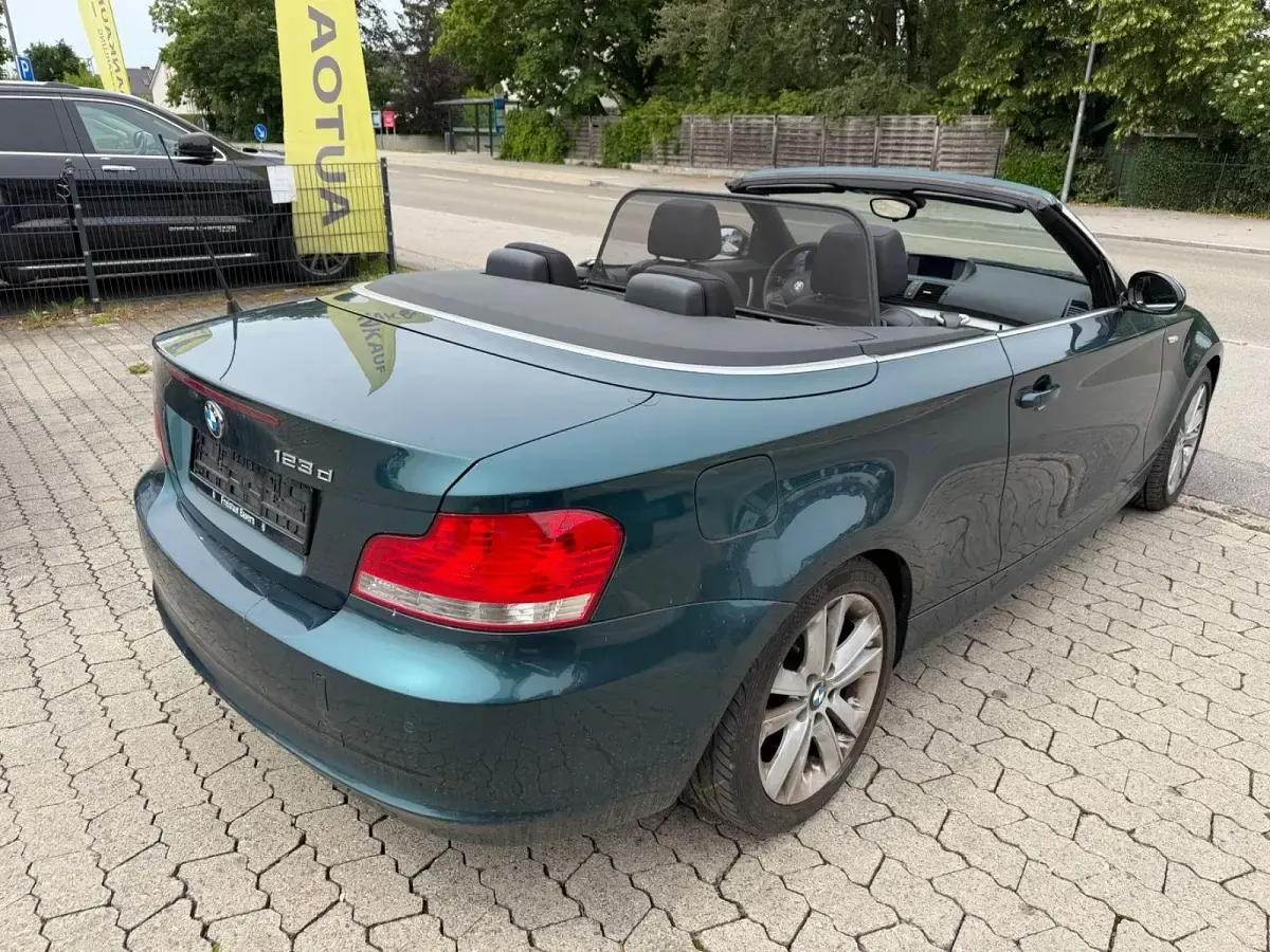 Gebraucht BMW 123 Cabriolet Efficient Dynamics 204 PS (150 kW) 2009 Grün Cabrio