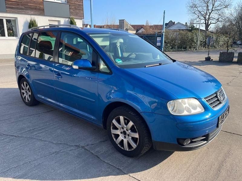 Gebraucht VW Touran Highline 116 PS (85 kW) 2003 Blau Van / Kleinbus