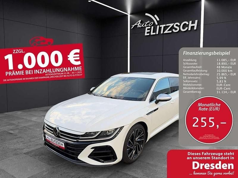 Pure white Gebraucht 2021 VW Arteon R Kombi | 36.950 € (Guter Preis) - Bild 1/3