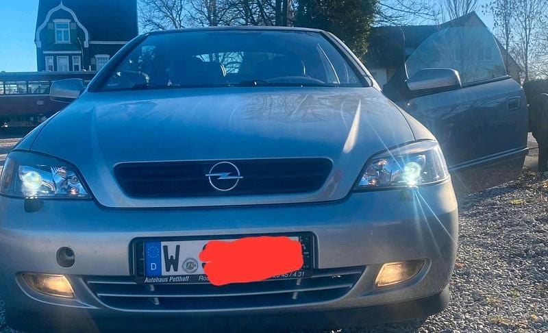 Silber Gebraucht 2002 Opel Astra Cabriolet Cabrio | 1.000 € (Superpreis) - Bild 1/4