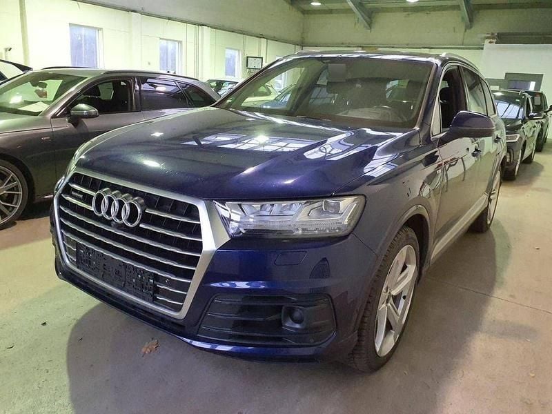 Blau Gebraucht 2019 Audi Q7 S-Line SUV | 39.990 € (Superpreis) - Bild 1/4