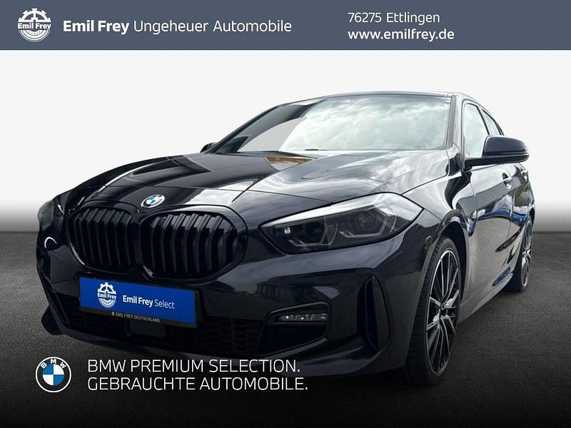 Saphirschwarz metallic Gebraucht 2021 BMW 120 M Sport Kleinwagen | 27.860 € (Fairer Preis) - Bild 1/3