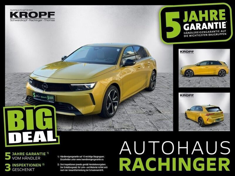 Lackierung amber yellow/typ aussenv Gebraucht 2023 Opel Astra Elegance Limousine | 19.880 € (Fairer Preis) - Bild 1/4