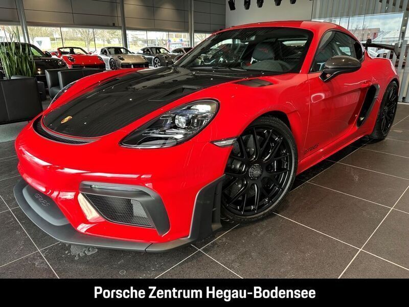 Indischrot Neu 2025 Porsche 718 Cayman GT4 Chrono Coupé | 217.585 € - Bild 1/4