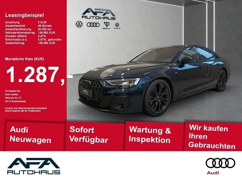 Firmamentblau metallic Neu 2024 Audi A8 Ambiente Limousine | 124.401 € - Bild 1/4