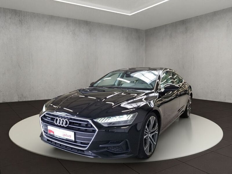 Mythosschwarz metallic Gebraucht 2018 Audi A7 Sportback Ambiente Kleinwagen | 38.700 € (Superpreis) - Bild 1/4