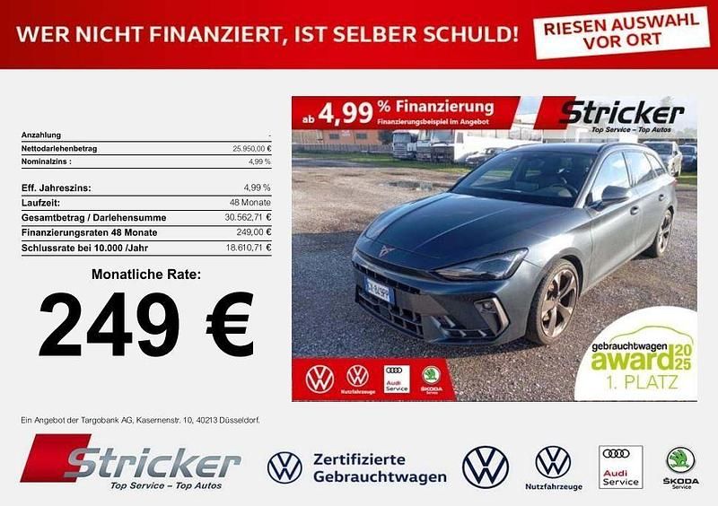 Gebraucht Cupra Leon 150 PS (110 kW) 2024 Magnetic grau metallic (metallic) Limousine