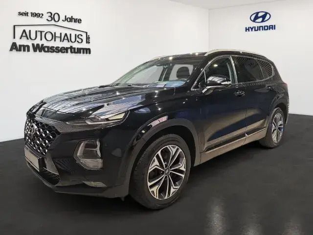 Phantom black / mic Gebraucht 2019 Hyundai Santa Fe Premium SUV | 29.999 € (Teuer) - Bild 1/4
