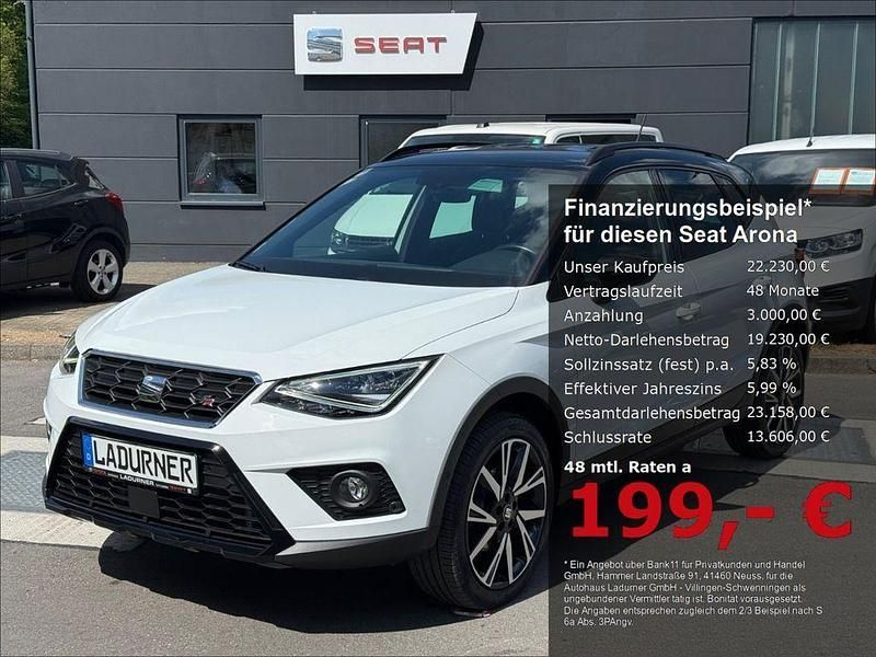 Weiß Gebraucht 2021 Seat Arona Black Edition SUV | 22.230 € (Fairer Preis) - Bild 1/4