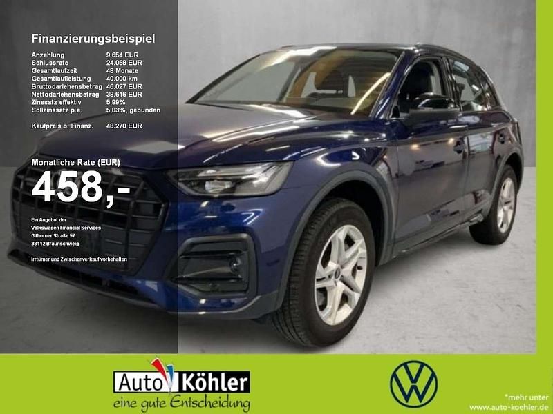 Gebraucht Audi Q5 Advanced Plus 299 PS (219 kW) 2024 Navarrablau (metallic) SUV