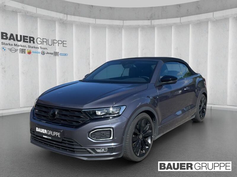 Grau Gebraucht 2020 VW T-Roc Cabriolet R-line Cabrio | 24.240 € (Fairer Preis) - Bild 1/4