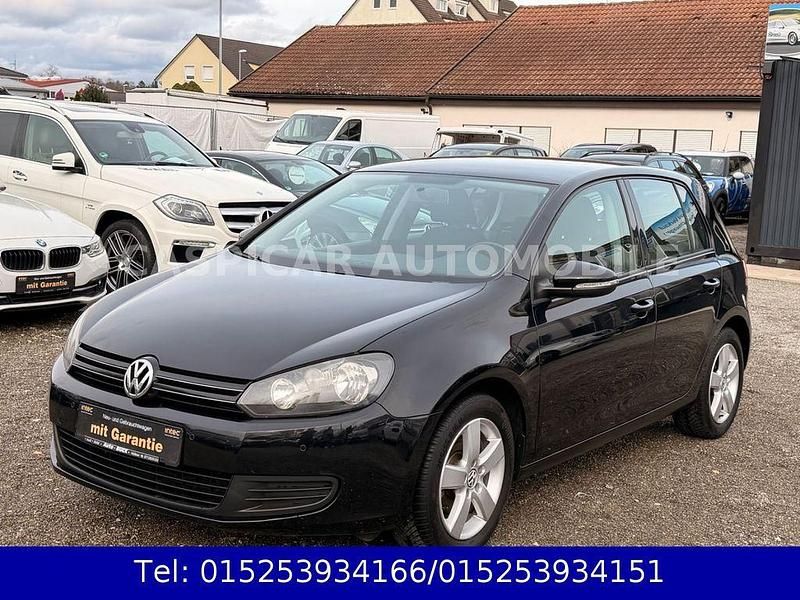 Gebraucht VW Golf VI Comfortline 105 PS (77 kW) 2010 Schwarz Kleinwagen