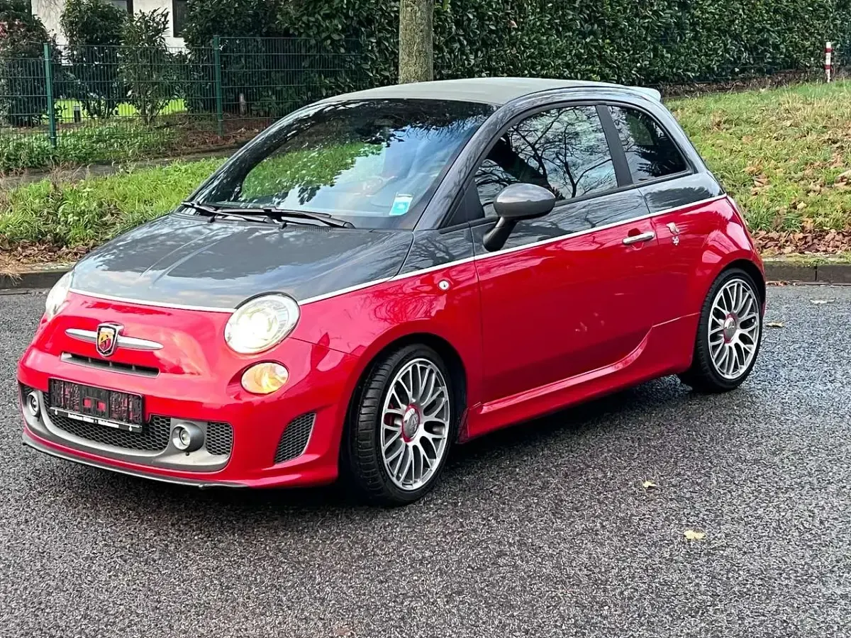 Gebraucht Abarth 595C Turismo 160 PS (117 kW) 2015 (grigio pista/rosso officina) Cabrio