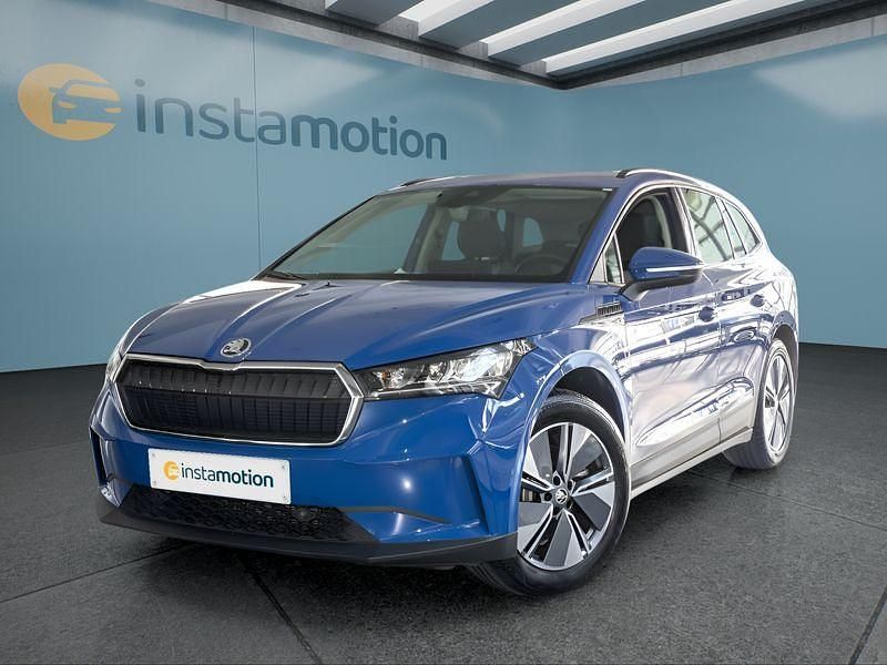 Blau Gebraucht 2021 Skoda Enyaq iV Lodge SUV | 25.649 € (Guter Preis) - Bild 1/4