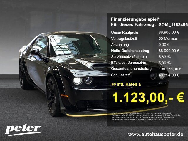 Pitch black Neu 2025 Dodge Challenger Coupé | 88.900 € (Fairer Preis) - Bild 1/4