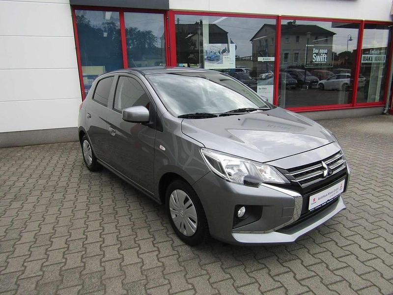 Platinum grau Gebraucht 2021 Mitsubishi Space Star Spirit Kleinwagen | 10.990 € (Fairer Preis) - Bild 1/4
