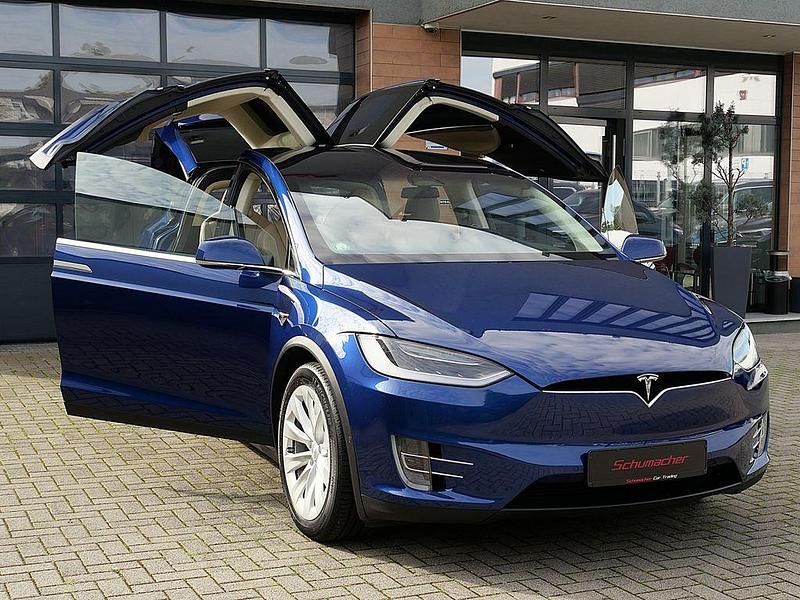 Gebraucht Tesla Model X 386 kW (525 PS) 2017 Blau SUV