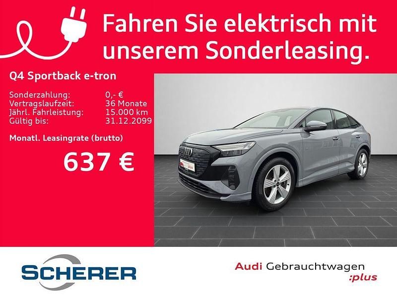 Gebraucht Audi Q4 Sportback e-tron Advanced Plus 219 kW (299 PS) 2022 Kieselgrau SUV