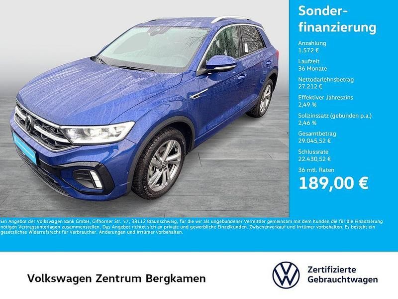 Lapiz blue metallic Gebraucht 2025 VW T-Roc R-line SUV | 28.784 € (Fairer Preis) - Bild 1/3