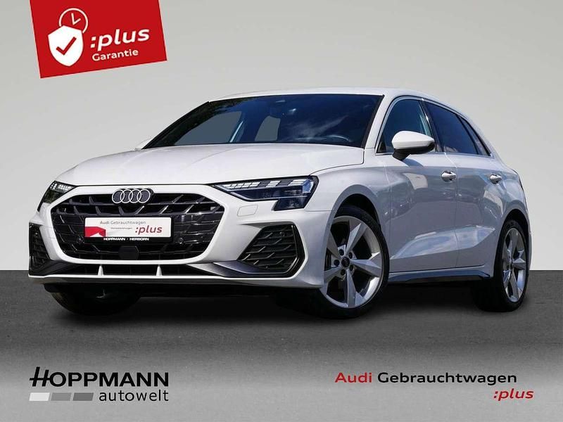Gletscherweiß metallic Gebraucht 2024 Audi A3 S-Line Limousine | 36.970 € (Fairer Preis) - Bild 1/4