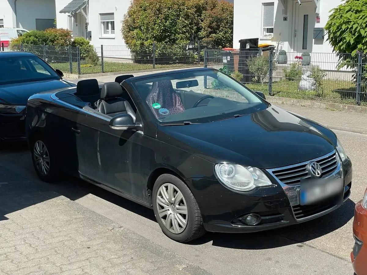 Gebraucht VW Eos 140 PS (102 kW) 2007 Schwarz Cabrio