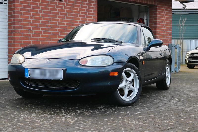 Gebraucht Mazda MX5 110 PS (80 kW) 1998 Blau Cabrio