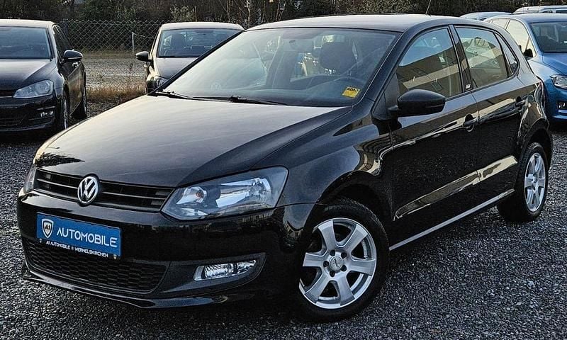 Gebraucht VW Polo Trendline 60 PS (44 kW) 2012 Schwarz Limousine