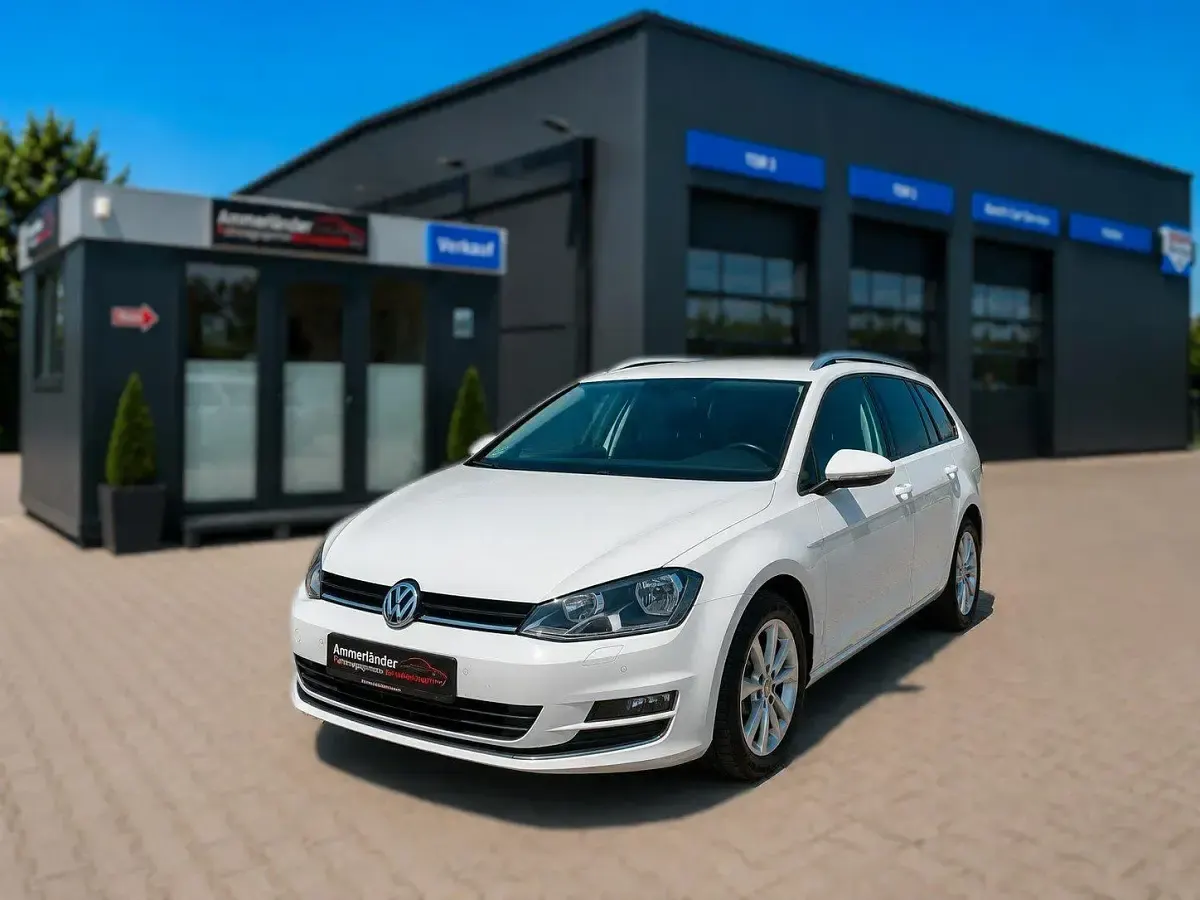 Gebraucht VW Golf VII LOUNGE 125 PS (91 kW) 2015 Weiß Kombi