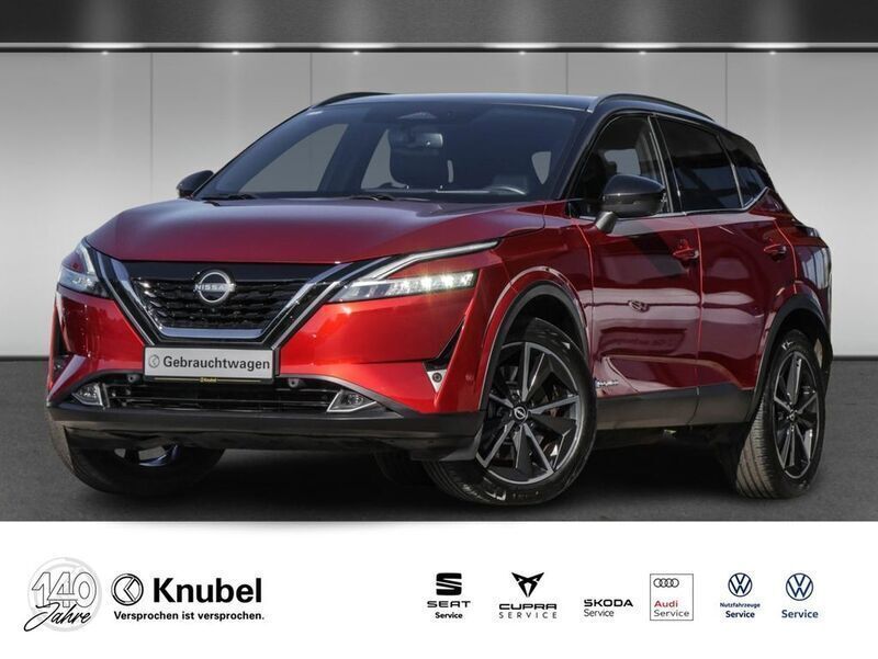 Fuji sunset red metallic / ... Gebraucht 2023 Nissan Qashqai Tekna SUV | 24.950 € - Bild 1/4