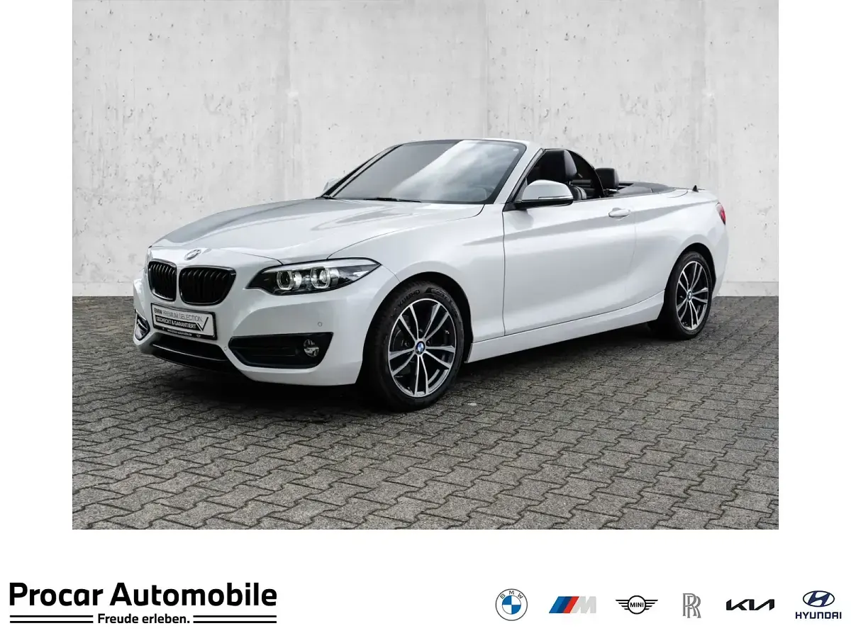 Gebraucht BMW 218 Sport Line 150 PS (110 kW) 2019 Cabrio