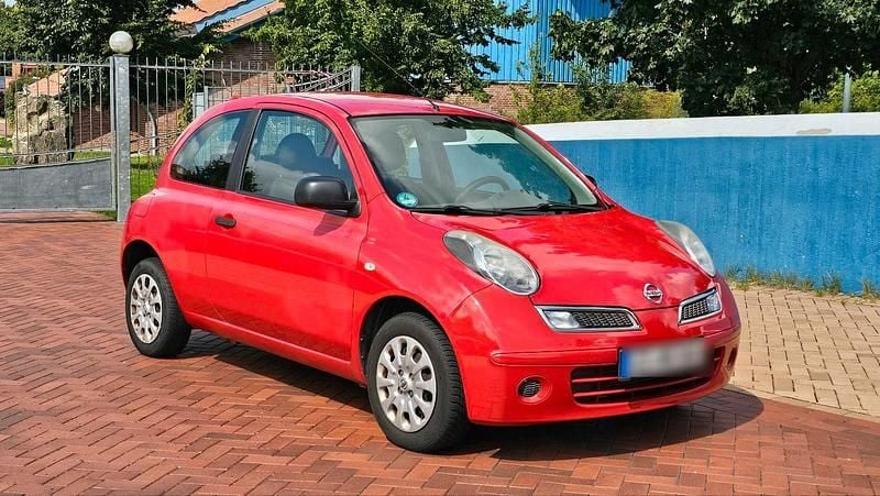 Rot Gebraucht 2010 Nissan Micra Visia Kleinwagen | 1.250 € - Bild 1/4