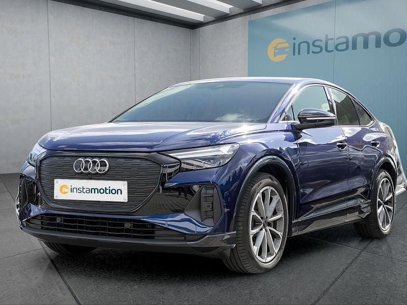 Blau Gebraucht 2024 Audi Q4 e-tron SUV | 44.449 € (Superpreis) - Bild 1/4