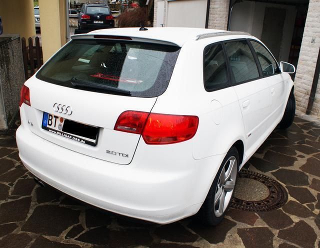 Gebraucht Audi A3 Sportback S-Line 231 PS (169 kW) 2008 Weiß metallic Kleinwagen