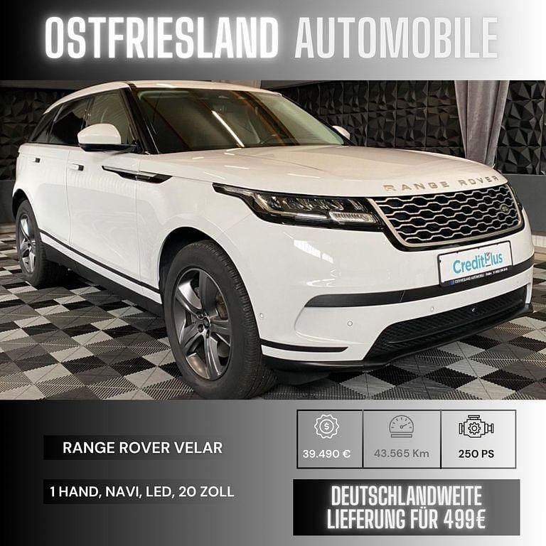 Weiß Gebraucht 2021 Land Rover Range Rover Velar SUV | 37.990 € (Superpreis) - Bild 1/4