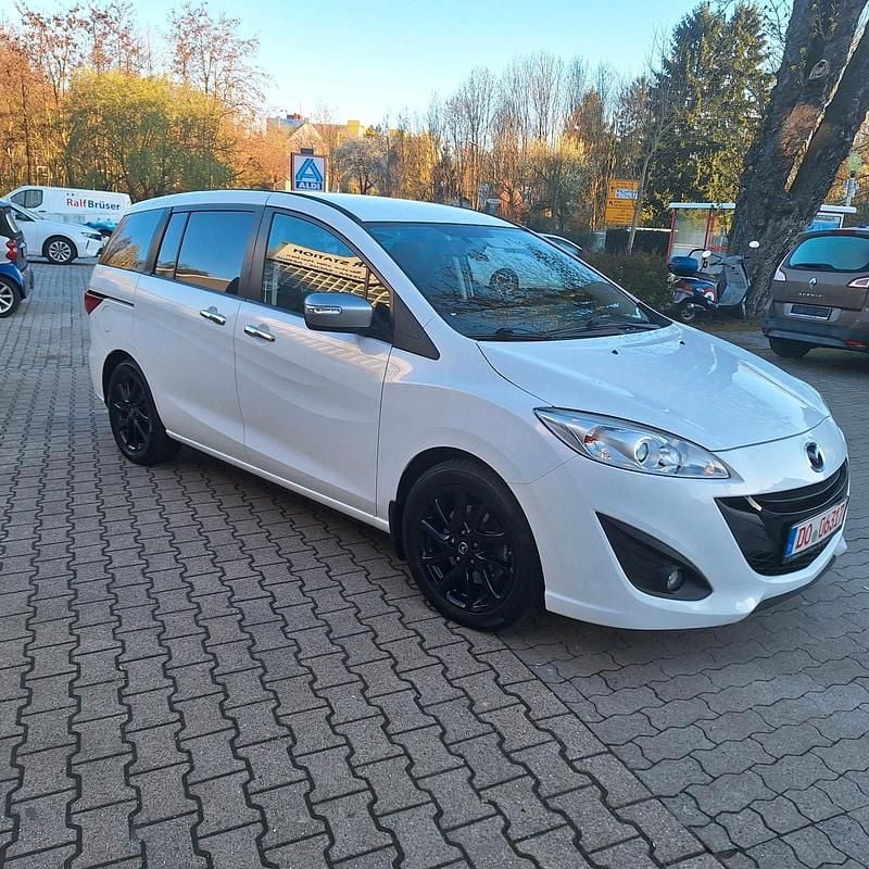 Gebraucht Mazda 5 150 PS (110 kW) 2014 Weiß Van / Kleinbus