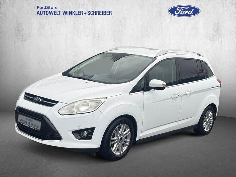 Gebraucht Ford Grand C-Max Titanium 150 PS (110 kW) 2014 Weiß Van / Kleinbus